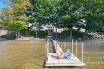 Welcome to The Roost Private dock to relax in the sun, fish, or jump into the lake
